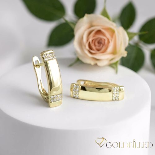 Goldfilled Антиалергенни Обеци 19 mm 14K Цвят