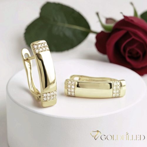 Goldfilled Антиалергенни Обеци 19 mm 14K Цвят