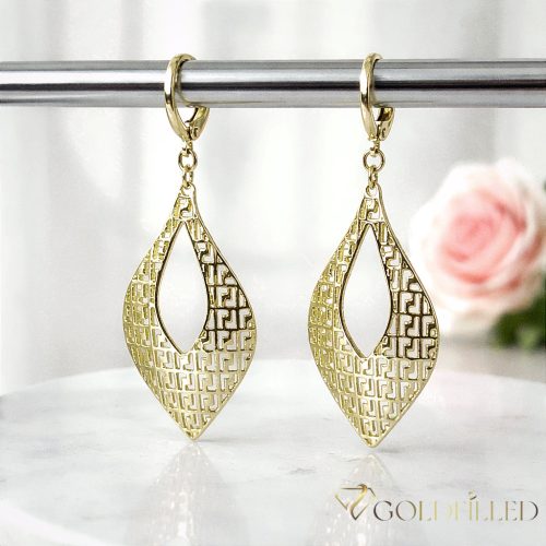 Goldfilled Антиалергични Обеци 52mm 14K цвят