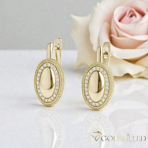 Goldfilled Антиалергенни Обеци 20 mm 14K Цвят