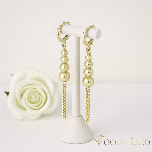 Goldfilled Антиалергични Обеци 50mm 14K цвят