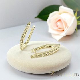   Goldfilled Антиалергенни Обеци 25 mm 14K Цвят
