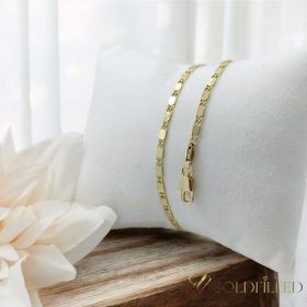  Aнтиалергенно  позлатено колие "Goldfilled"в няколко размера дебелина  mm , цвят 14K