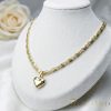 Антиалергично колие "Goldfilled" 50cm/5,2mm + висулка, цвят 14K