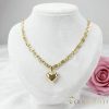 Антиалергично колие "Goldfilled" 50cm/5,2mm + висулка, цвят 14K