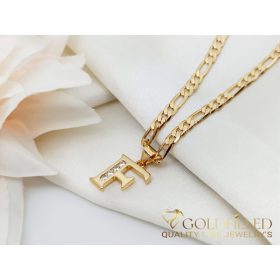   Goldfilled антиалергично колие 50см/3,8мм 18K цвят	