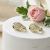 Goldfilled Антиалергенни Обеци 17 mm 14K Цвят