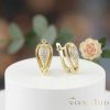 Goldfilled Антиалергенни Обеци 17 mm 14K Цвят