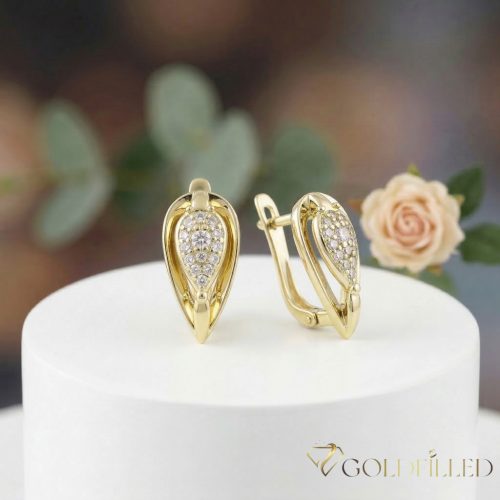 Goldfilled Антиалергенни Обеци 17 mm 14K Цвят