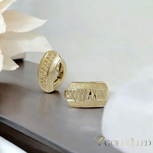 Goldfilled Антиалергенни Обеци 18mm 14K Цвят