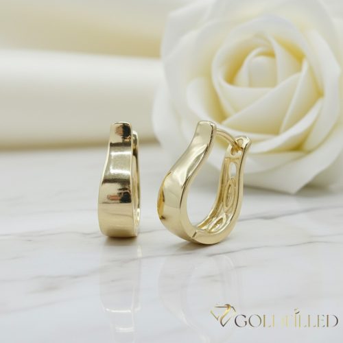 Goldfilled Антиалергенни Обеци 17mm 14K Цвят
