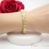 Ексклузивна антиалергична златна гривна "Goldfilled" с дължина 19 см и дебелина 9 мм, цвят 14K