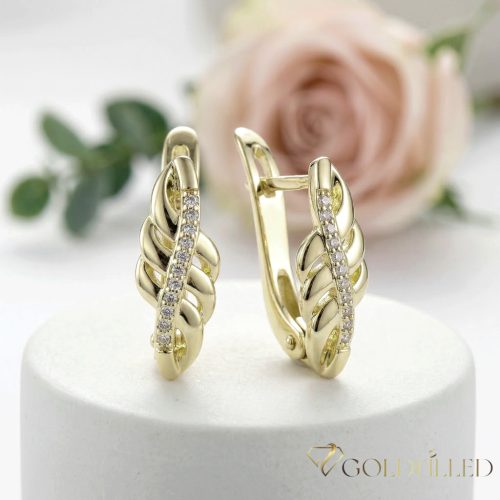 Goldfilled Антиалергенни Обеци 17 mm 14K Цвят