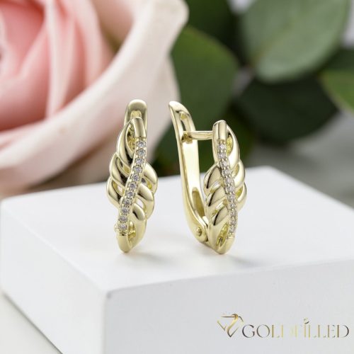 Goldfilled Антиалергенни Обеци 17 mm 14K Цвят