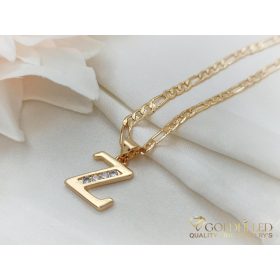   Goldfilled антиалергично колие 50см/3,8мм 18K цвят	