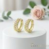 Goldfilled Антиалергенни Обеци 17 mm 14K Цвят