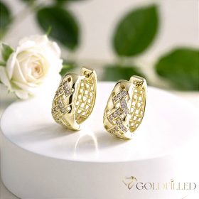   Goldfilled Антиалергенни Обеци 17 mm 14K Цвят