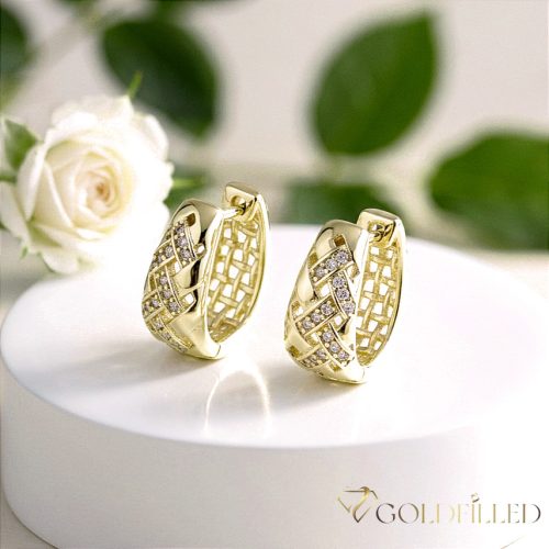 Goldfilled Антиалергенни Обеци 17 mm 14K Цвят