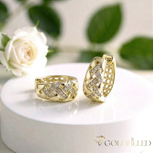 Goldfilled Антиалергенни Обеци 17 mm 14K Цвят