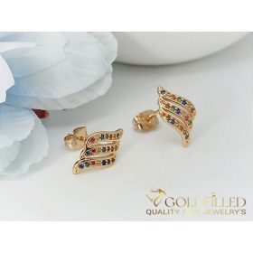   Goldfilled Антиалергични обеци с винт 11мм	
