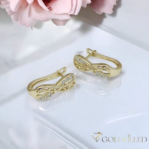 Goldfilled Антиалергенни Обеци 18mm 14K Цвят