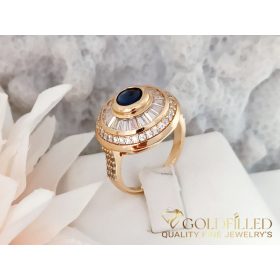   Антиалергичен пръстен "Goldfilled", в различни размери, цвят 18K