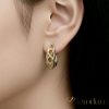 Goldfilled Антиалергенни Обеци 19 mm 14K Цвят
