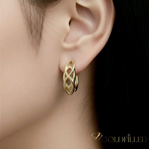 Goldfilled Антиалергенни Обеци 19 mm 14K Цвят