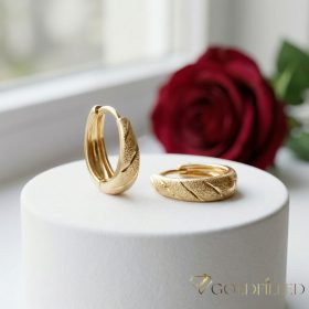   Goldfilled Антиалергенни Обеци 14mm 18K Цвят 