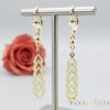 Goldfilled Антиалергични Обеци 60mm 14K цвят