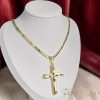 Антиалергично колие "Goldfilled" 50cm/4mm + висулка, цвят 14K