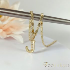   Aнтиалергенно позлатено колие "Goldfilled"в няколко размера дебелина 2 мм, цвят 14K