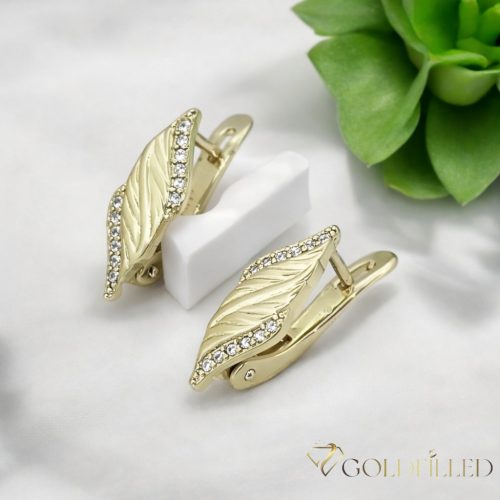 Goldfilled Антиалергенни Обеци 18mm 14K Цвят