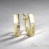 Goldfilled Антиалергенни Обеци 18mm 14K Цвят