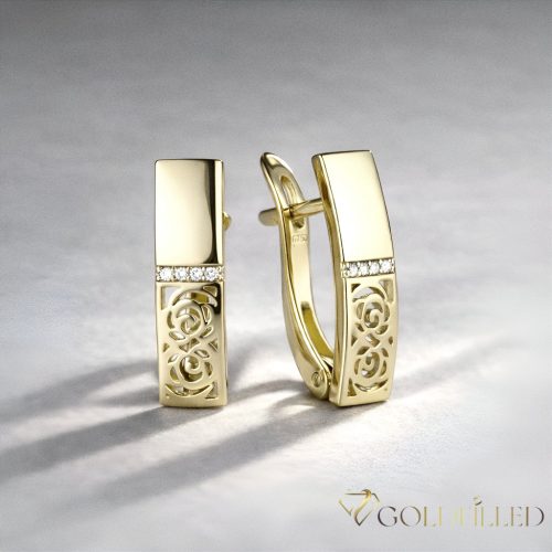 Goldfilled Антиалергенни Обеци 18mm 14K Цвят