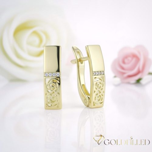 Goldfilled Антиалергенни Обеци 18mm 14K Цвят