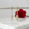 Goldfilled Антиалергични обеци 46мм 14K цвят	