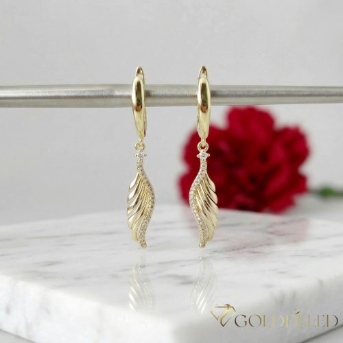 Goldfilled Антиалергични обеци 46мм 14K цвят	