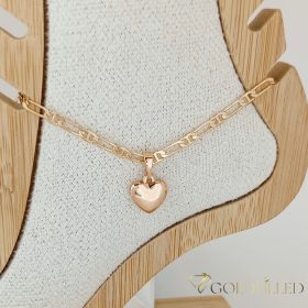   Гривна за глезен Goldfilled 26см/3мм 18K цвят