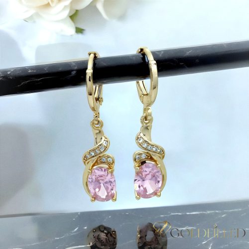 Goldfilled Антиалергични обеци 34мм 14K цвят	