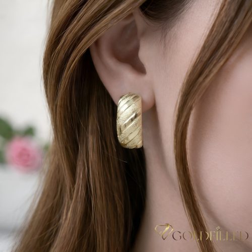 Goldfilled Антиалергенни Обеци 22 mm 14K Цвят