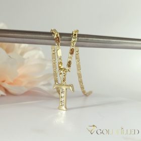   Aнтиалергенно позлатено колие "Goldfilled"в няколко размера дебелина 2 мм, цвят 14K
