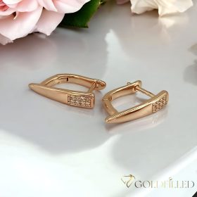   Goldfilled Антиалергенни Обеци 17mm 18K Цвят