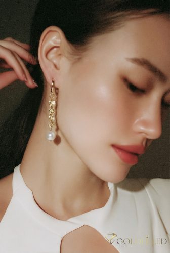 Goldfilled Антиалергични Обеци 54mm 14K цвят