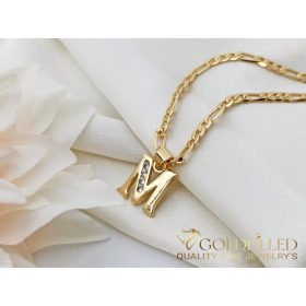   Goldfilled антиалергично колие 50см/3,8мм 18K цвят	