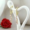 Goldfilled Антиалергични обеци 42мм 14K цвят	