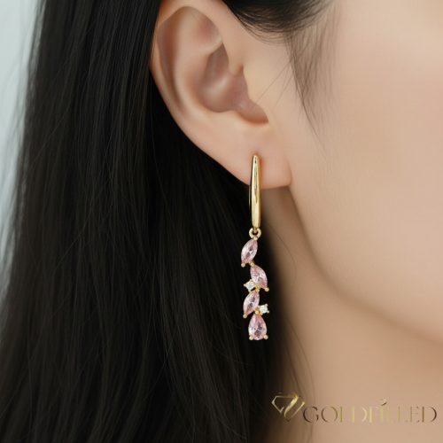 Goldfilled Антиалергични обеци 42мм 14K цвят	