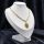 Антиалергично колие "Goldfilled" 50cm/5,2mm + висулка, цвят 14K