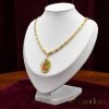Антиалергично колие "Goldfilled" 50cm/5,2mm + висулка, цвят 14K