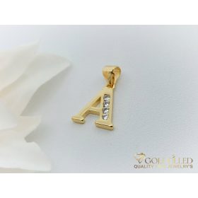   Антиалергична висулка "Goldfilled" 23 мм, цвят 18K